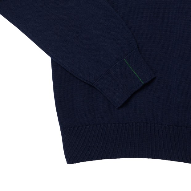Lacoste Sweat Regular Fit Half-zip Navy Blue
