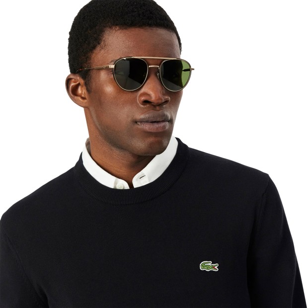 Lacoste Sweat Jersey Crewnecks Black