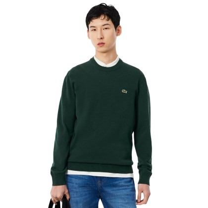 Lacoste Sweat Crewnecks Jersey Sinople