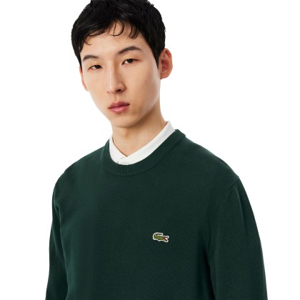 Lacoste Sweat Crewnecks Jersey Sinople