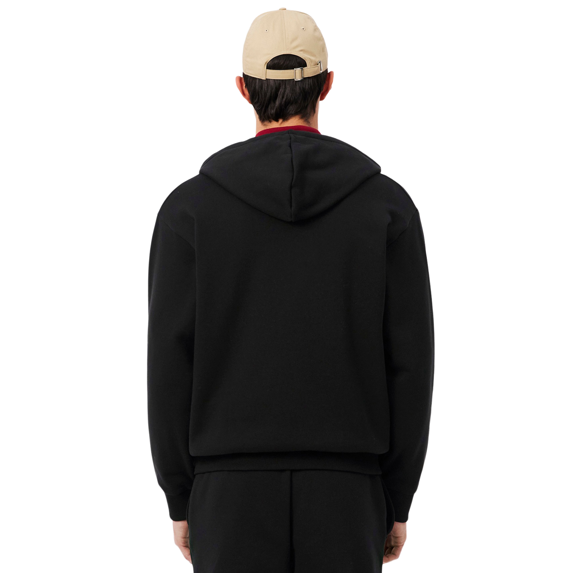 Lacoste Sweat Fleece Zipped Black