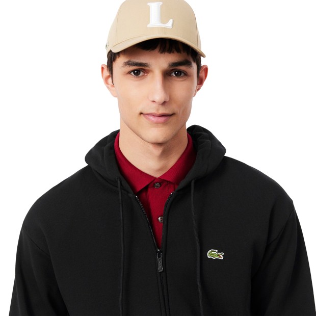 Lacoste Sweat Fleece Zipped Black