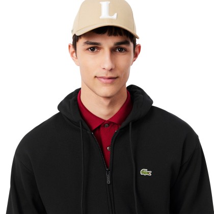 Lacoste Sweat Fleece Zipped Black
