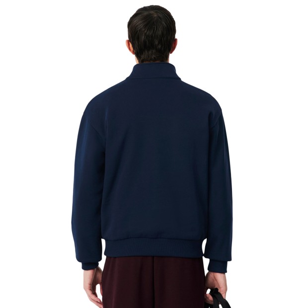 Lacoste Sweat Half-zip Fleece Navy Blue