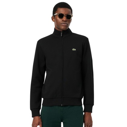 Lacoste Casaco Zipped Fleece Black