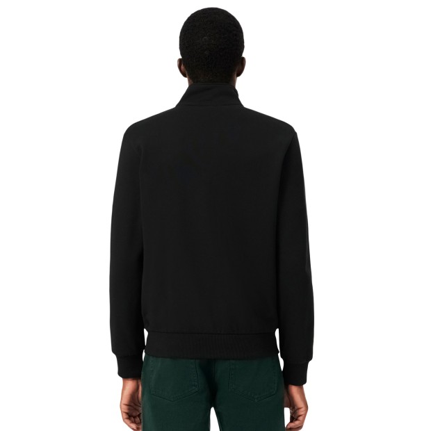 Lacoste Casaco Zipped Fleece Black