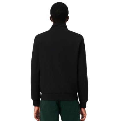 Lacoste Casaco Zipped Fleece Black Lacoste Casaco Zipped Fleece Black