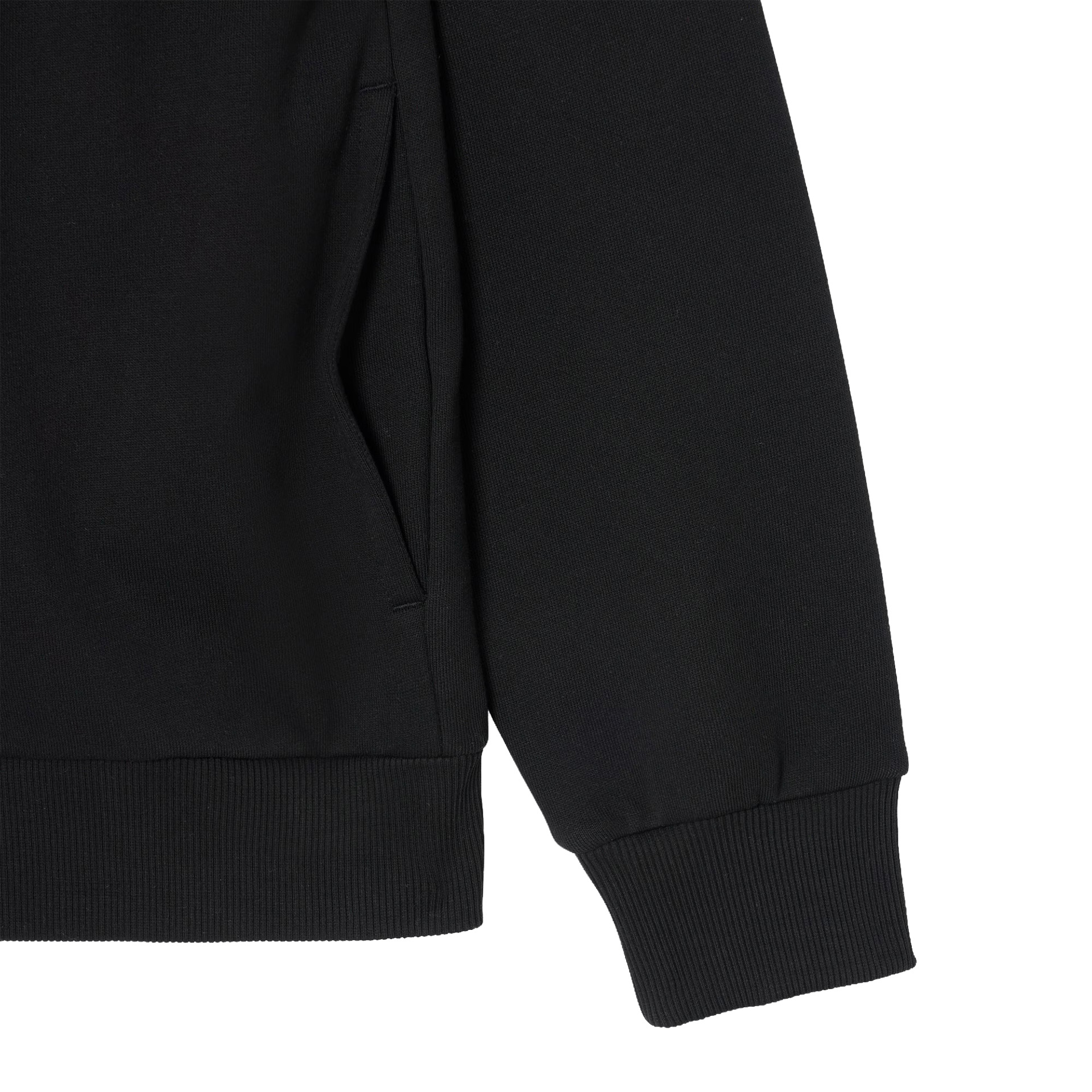 Lacoste Casaco Zipped Fleece Black