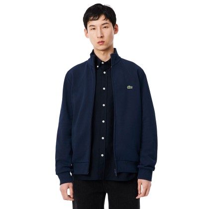 Lacoste Casaco Zipped Fleece Navy Blue