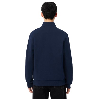 Lacoste Casaco Zipped Fleece Navy Blue