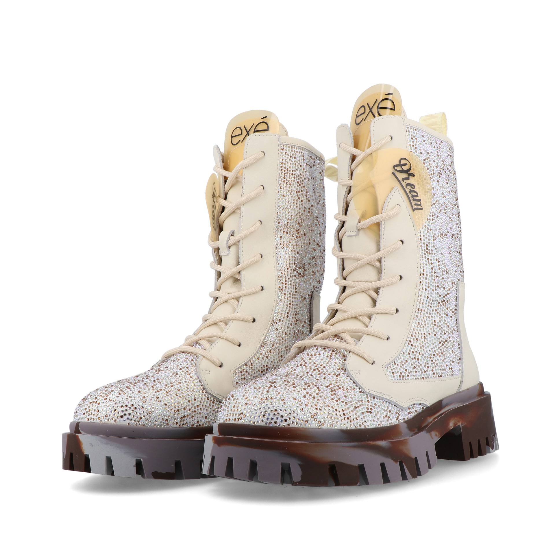 Exé 1025-1 Leather Beige/mult