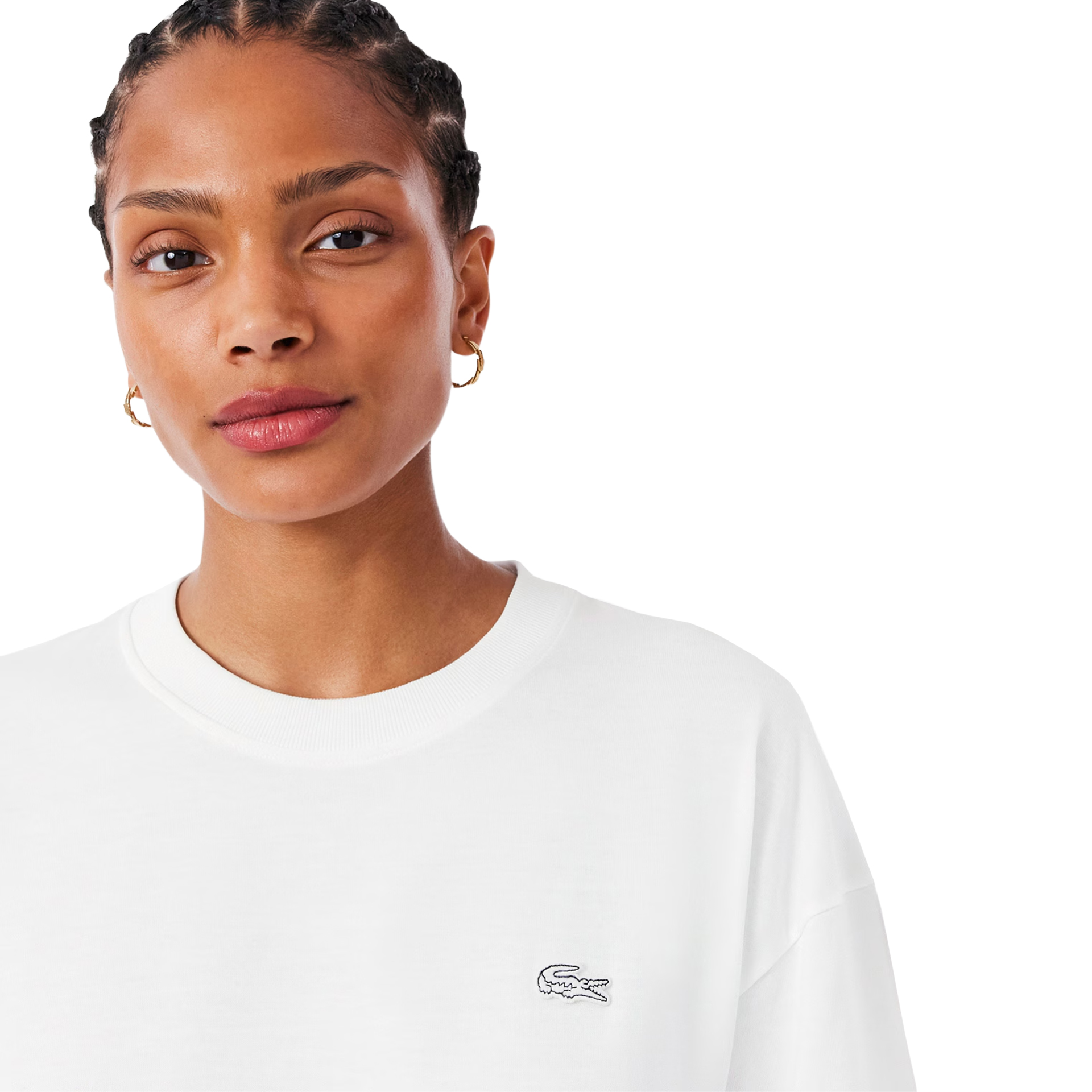 Lacoste T-shirt Crewneck White