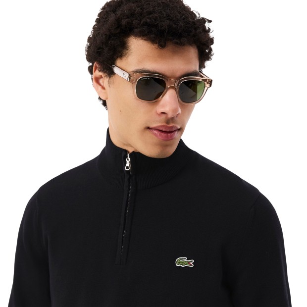 Lacoste Sweat Regular Fit Half-zip Black