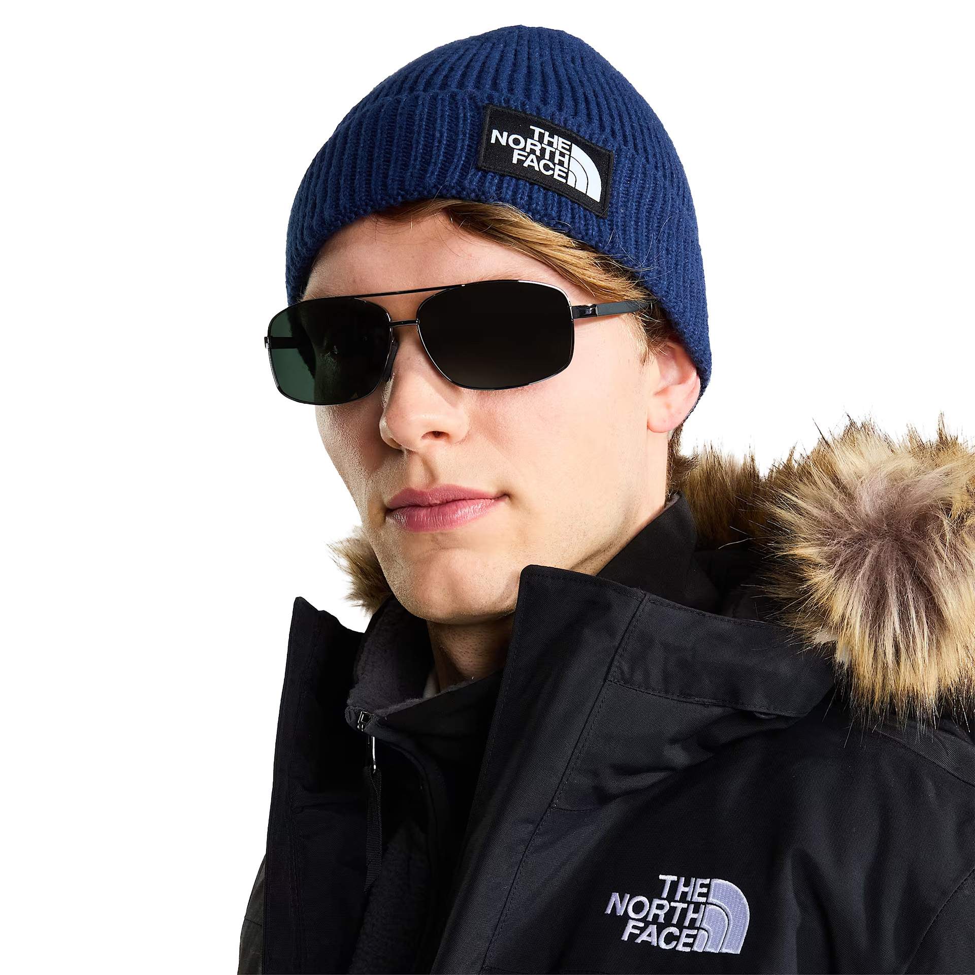 The North Face Gorro Tnf Logo Box Cuffed Summit Navy