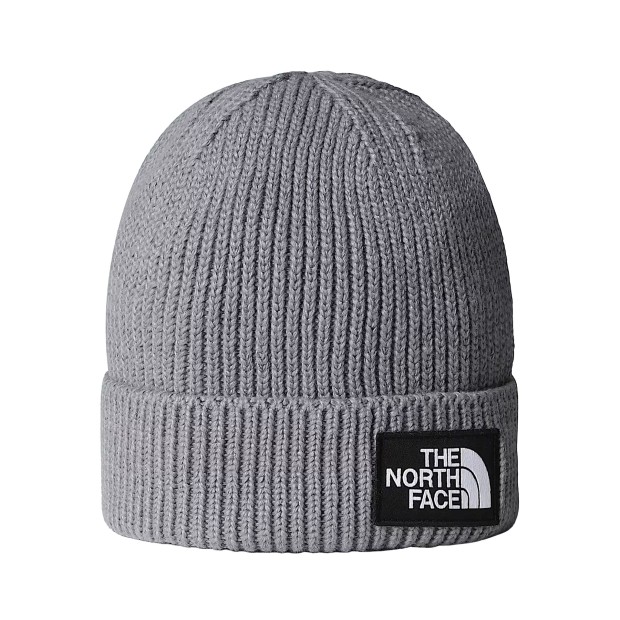 The North Face Gorro Tnf Logo Box Cuffed Medium Grey Heather