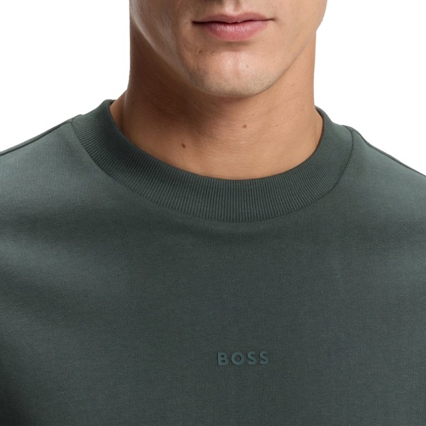 BOSS Sweat Wesmallcrew Open Green