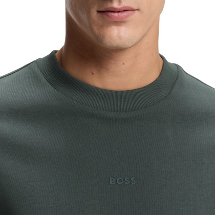 BOSS Sweat Wesmallcrew Open Green