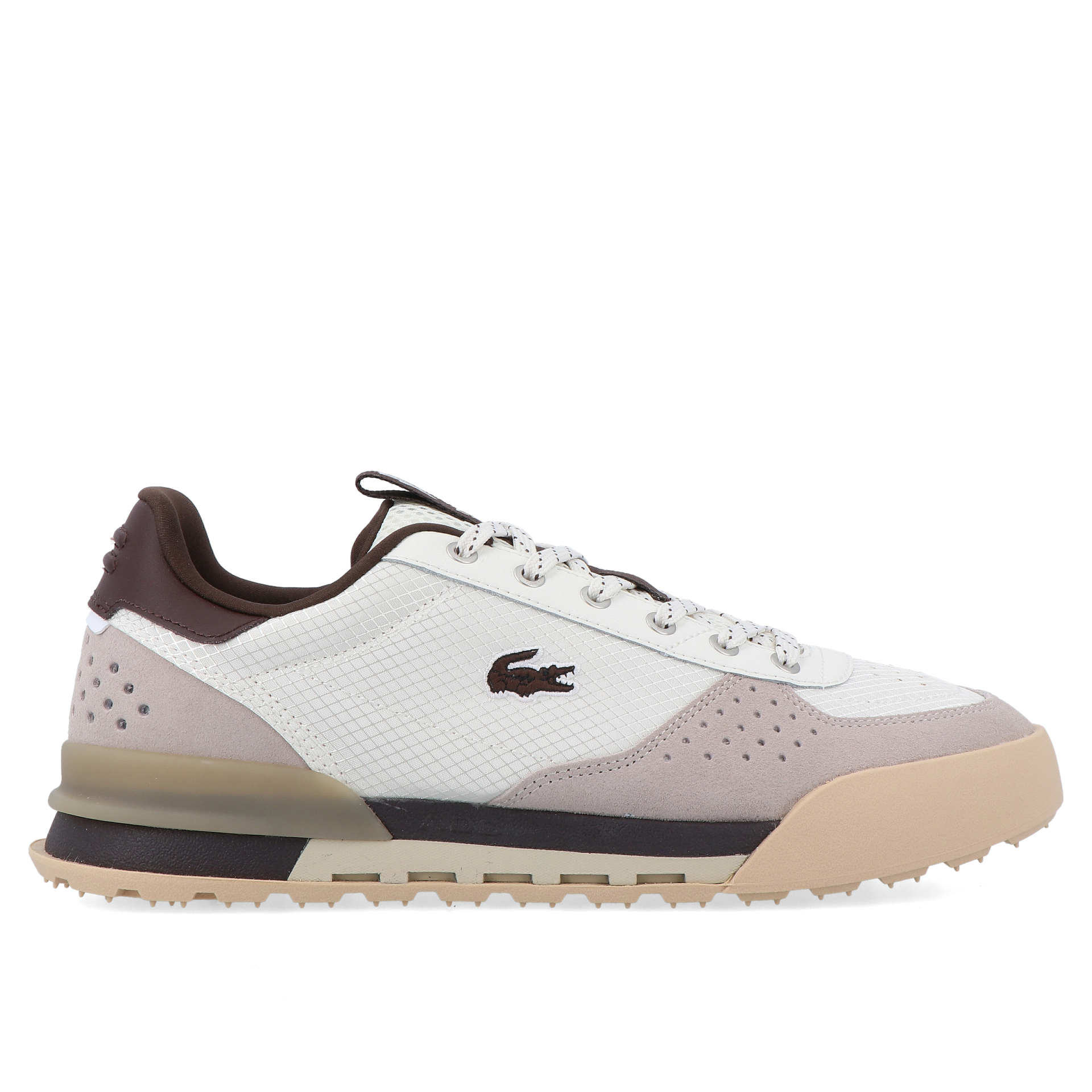 Lacoste Slam Break Off White/dark Brown
