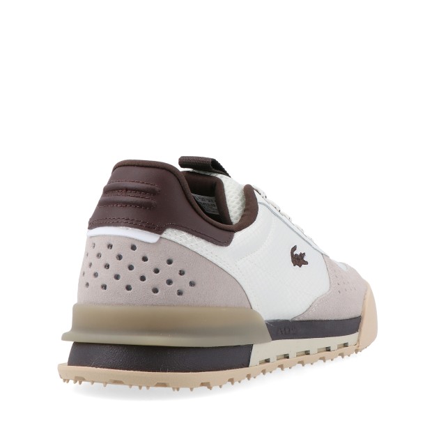 Lacoste Slam Break Off White/dark Brown