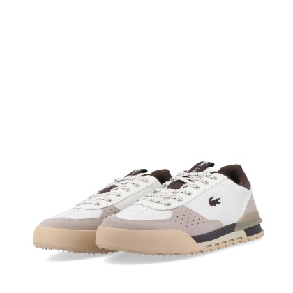 Lacoste Slam Break Off White/dark Brown
