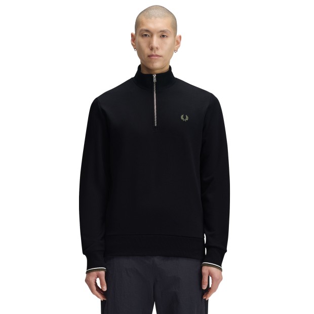 Fred Perry Sweat M3574-w54 Blk/ecr/lrlwgren