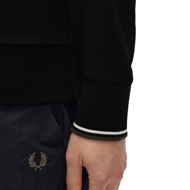 Fred Perry Sweat M3574-w54 Blk/ecr/lrlwgren