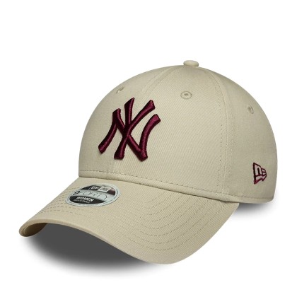 New Era Wmns League Ess 9forty New York Yankees Stone