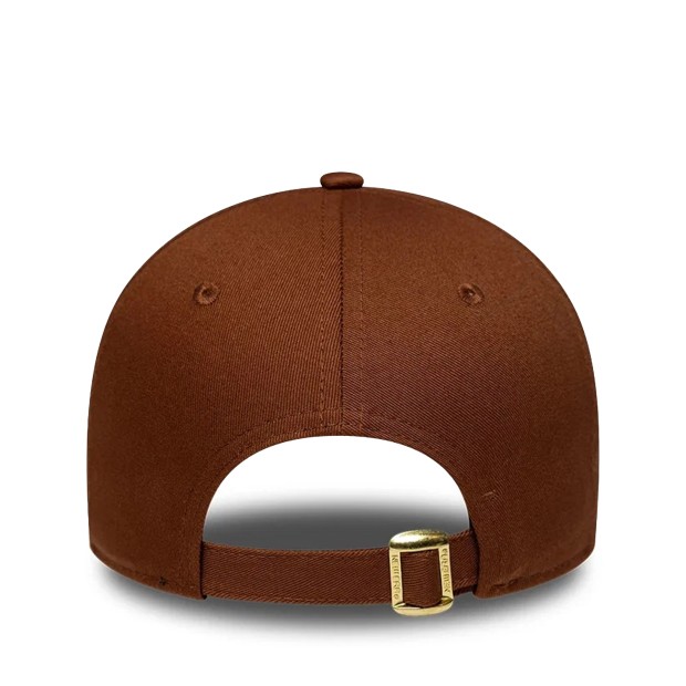New Era Wmns Metallic Logo 9forty New York Yankees Dark Auburn