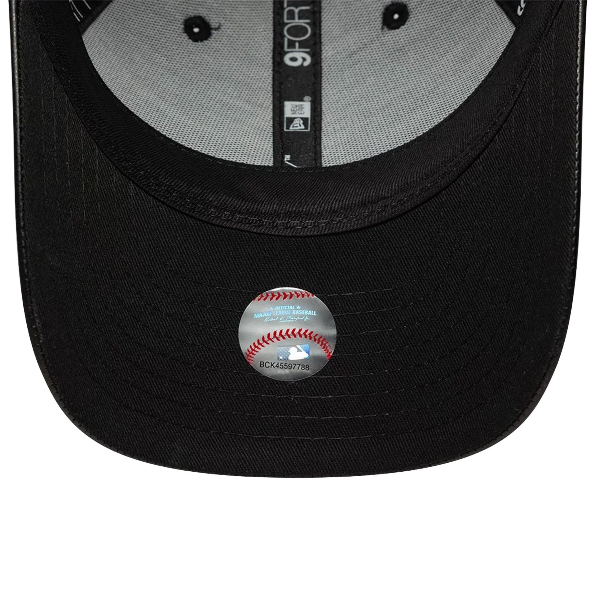 New Era Wmns Diamante Pu 9forty Mc New York Yankees Black