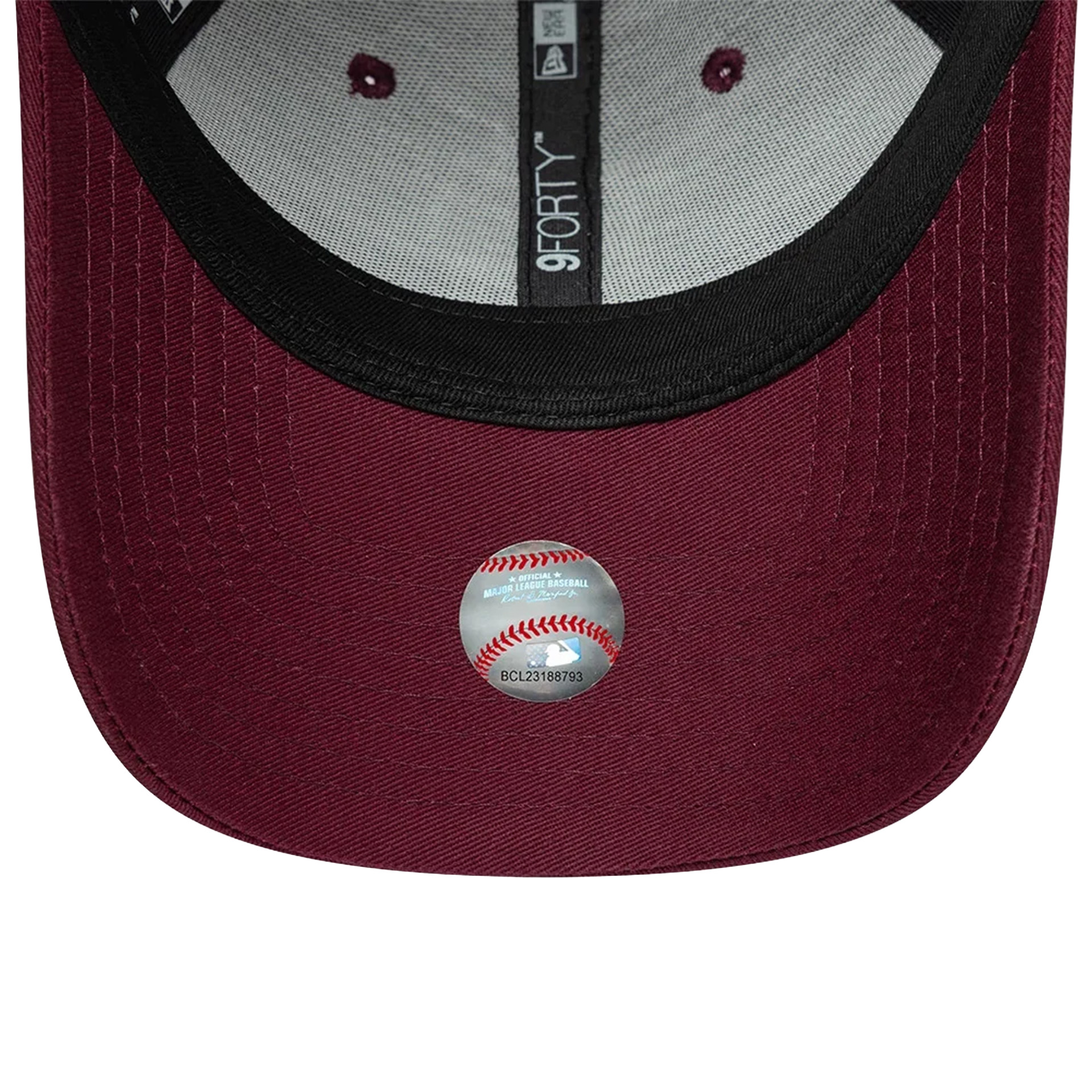 New Era Team Outline 9forty Los Angeles Dodgers Fade Burgundy