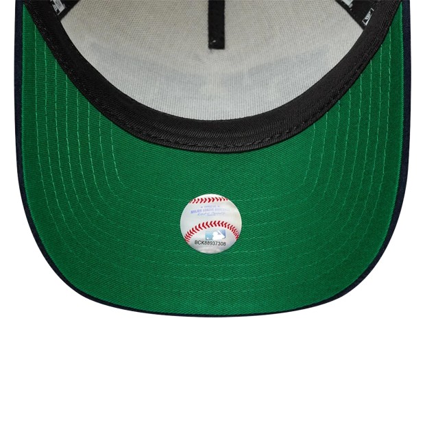 New Era Wordmark Suede Eframe New York Yankees Light Cream/navy