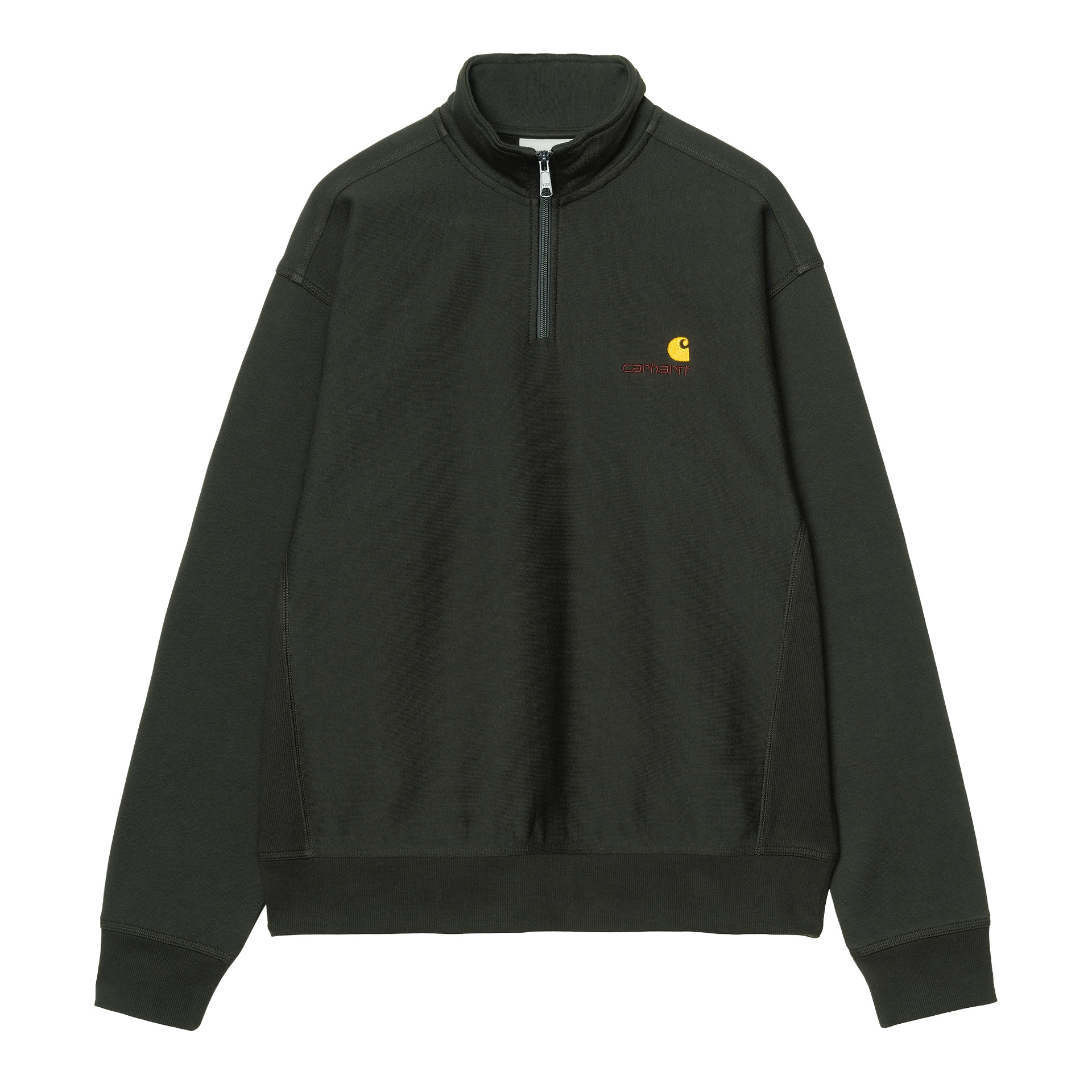Carhartt Wip Sweat Half Zip American Script Raven