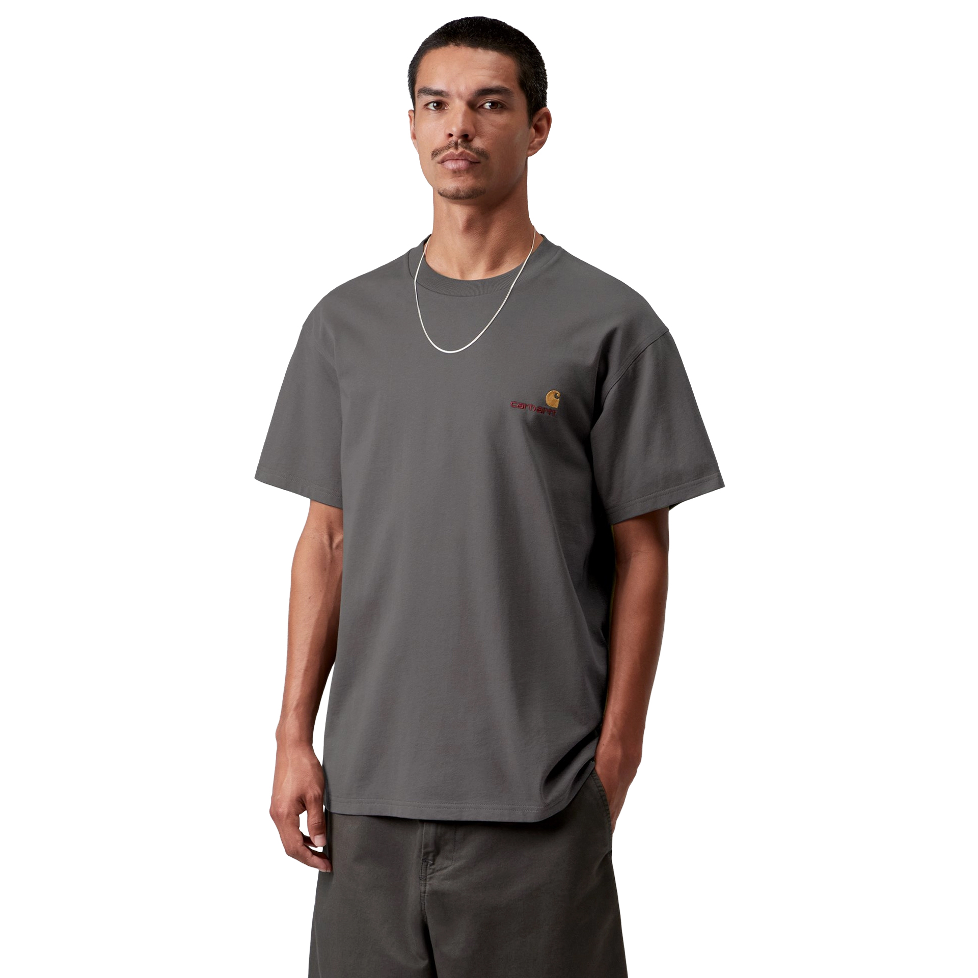 Carhartt Wip T-shirt American Script Graphite
