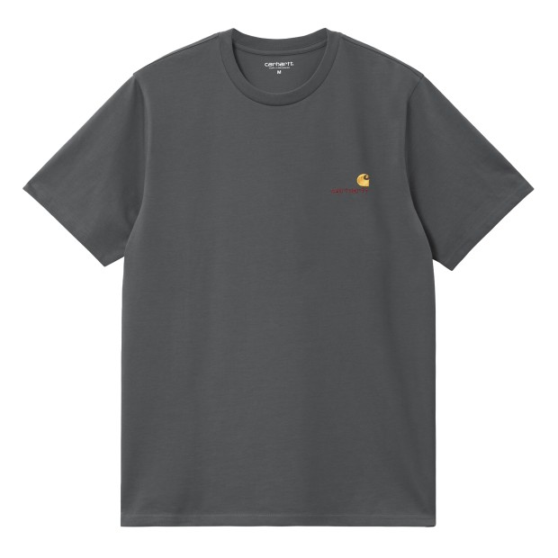 Carhartt Wip T-shirt American Script Graphite