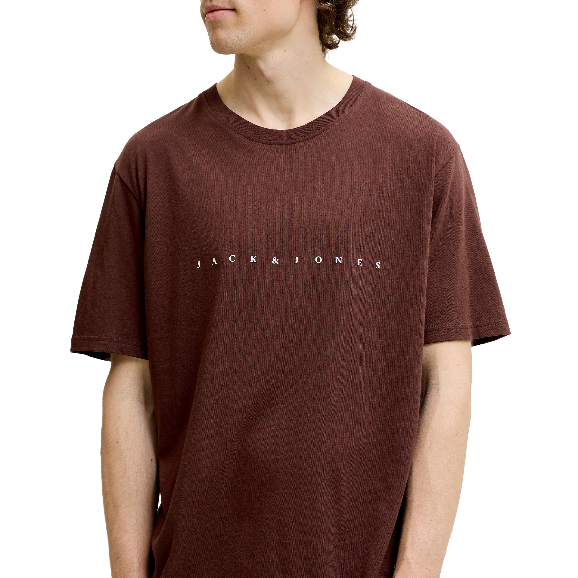 Jack & Jones T-shirt Star Jj Bitter Chocolate
