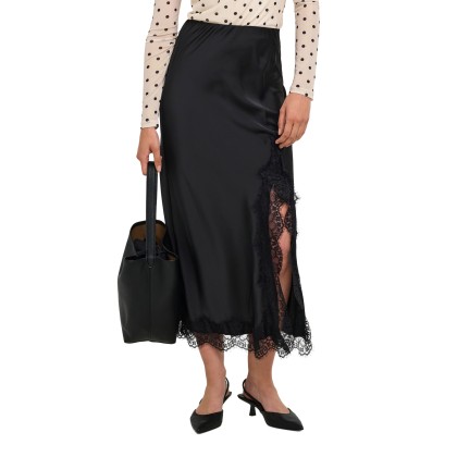 Only Saia Menus Long Lace Black