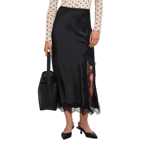 Only Saia Menus Long Lace Black