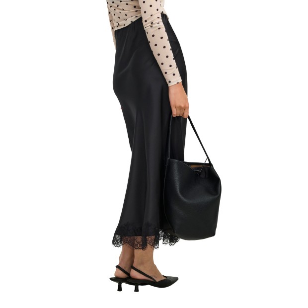 Only Saia Menus Long Lace Black