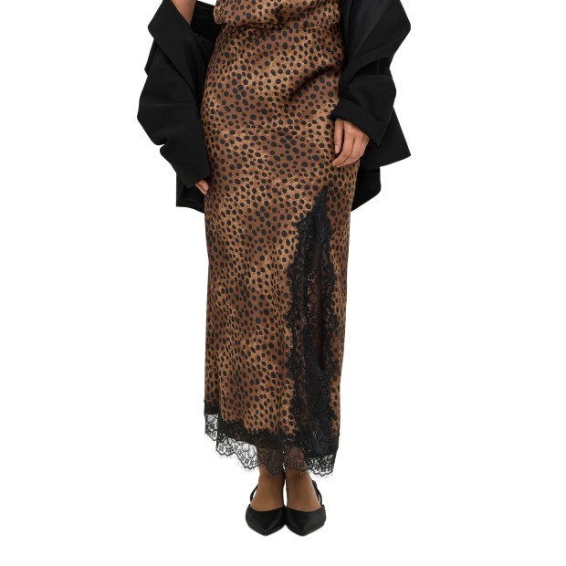 Only Saia Menus Long Lace Black Leo