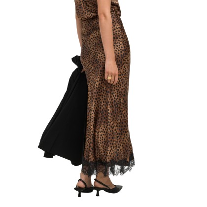 Only Saia Menus Long Lace Black Leo