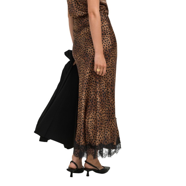 Only Saia Menus Long Lace Black Leo