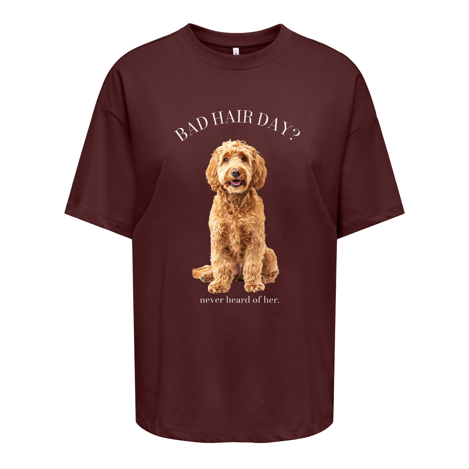 Only T-shirt Vivvi Lovely Decadent Chocolate Bad Hair