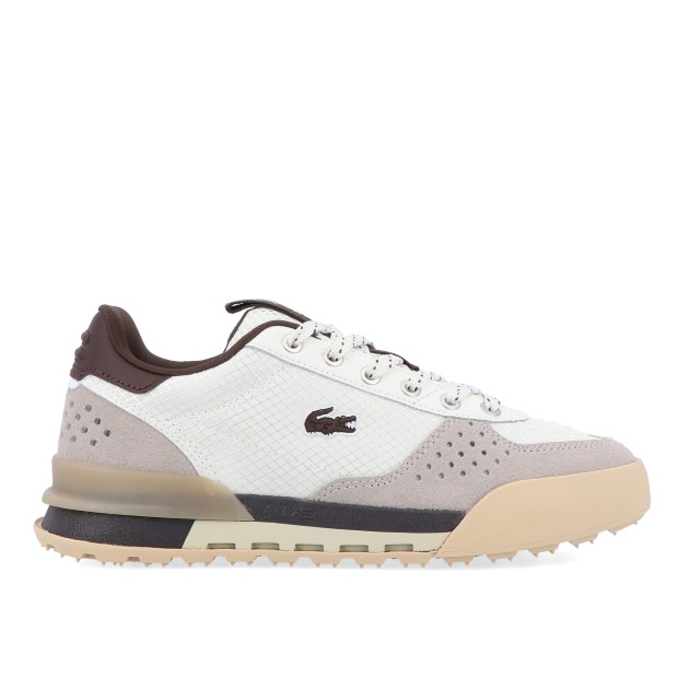 Lacoste Slam Break Off White/dark Brown