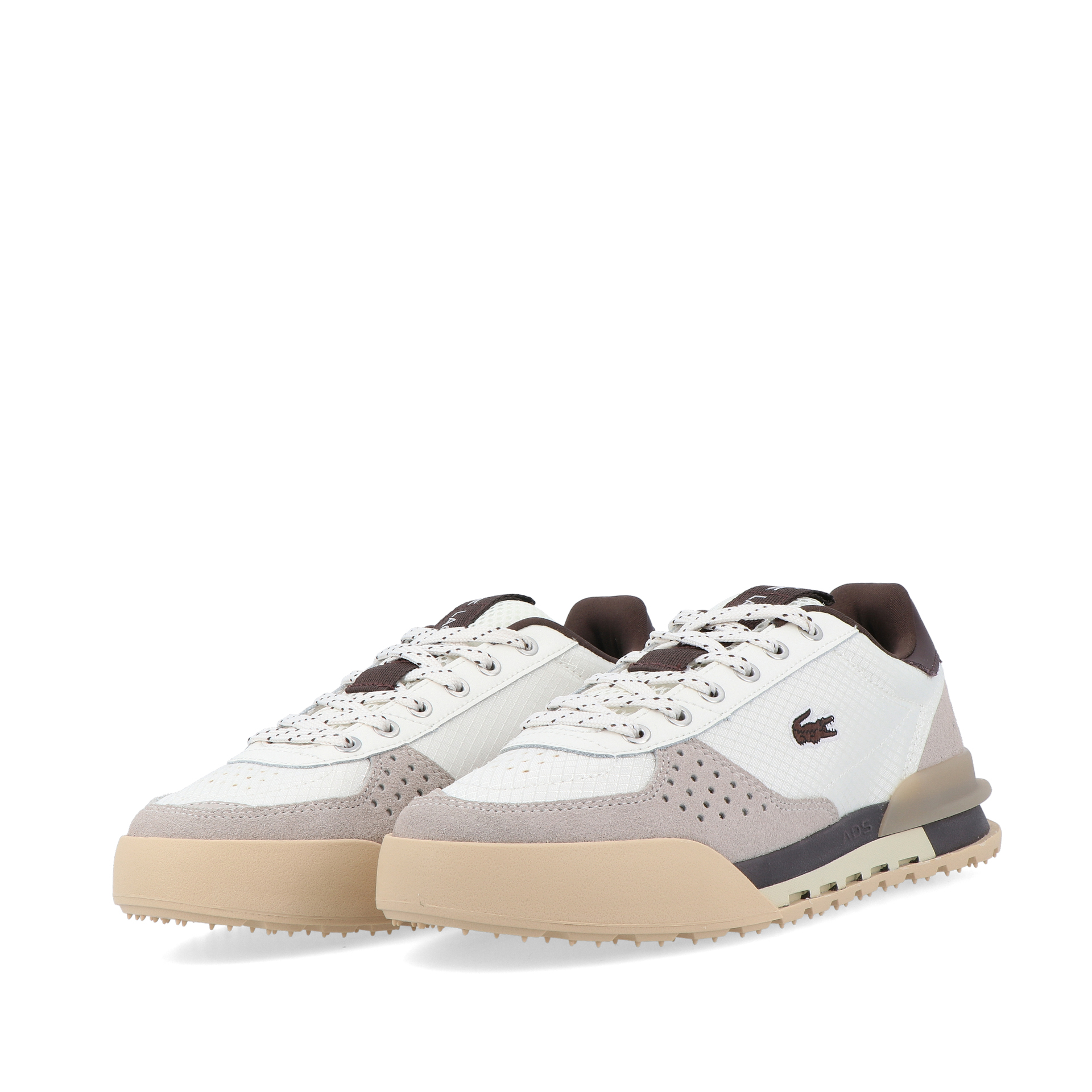 Lacoste Slam Break Off White/dark Brown