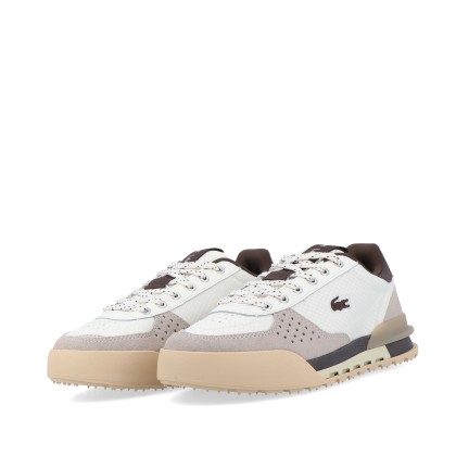 Lacoste Slam Break Off White/dark Brown Lacoste Slam Break Off White/dark Brown
