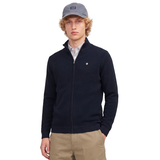 Jack & Jones Casaco Ryan Knit Full Zip Night Sky