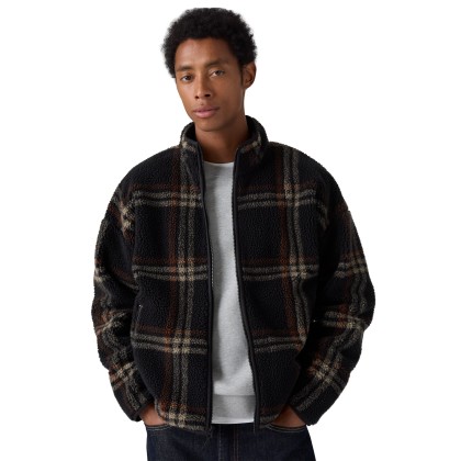 Levis Casaco Nolan Sherpa Full Zip Vilja Windowpane Levis Casaco Nolan Sherpa Full Zip Vilja Windowpane