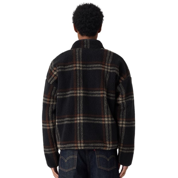 Levis Casaco Nolan Sherpa Full Zip Vilja Windowpane