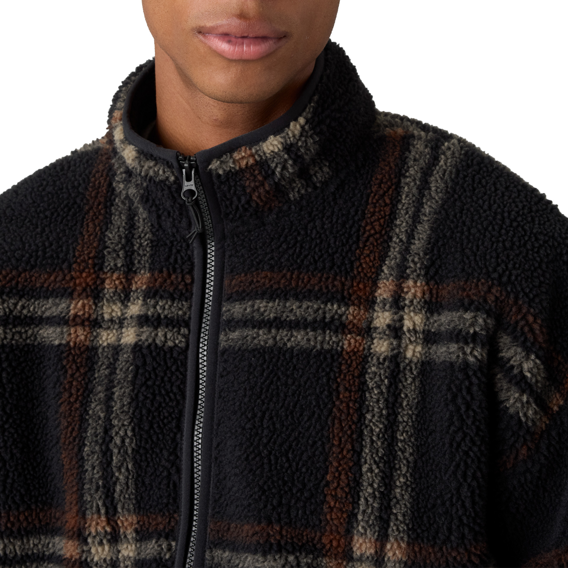 Levis Casaco Nolan Sherpa Full Zip Vilja Windowpane