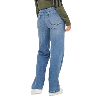 Only Calça Juicy-wauw Wide Gua113 Medium Blue Denim Only Calça Juicy-wauw Wide Gua113 Medium Blue Denim